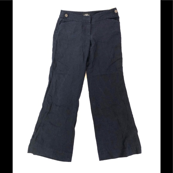 J. Crew Pants - J. Crew Blue Linen Pants J. Crew Pants - J. Crew Blue Linen Pants
